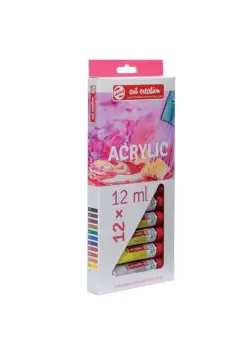 SET ACRLICO ESTUCHE 12X12ML ART CREATION