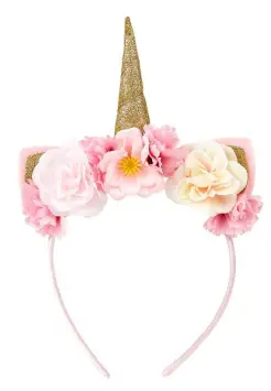 DIADEMA UNICORNIO, TONOS ROSAS