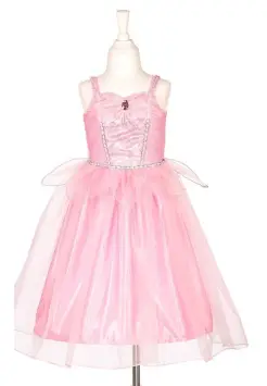 DISFRAZ PRINCESA LINNETTE, ROSA CON CANCN. TALLA 5-7 AOS