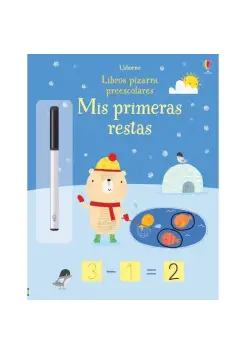 MIS PRIMERAS RESTAS. LIBROS PIZARRA PREESCOLAR