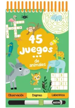 45 JUEGOS CON ANIMALES. LIBRO PIZARRA.