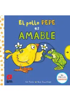 EL POLLO PEPE ES AMABLE. LIBRO CARTON CON LENGETAS