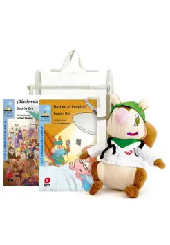 PACK RASI SANITARIA, INCLUYE PELUCHE Y DOS LIBROS RASI EN EL HOSPITAL Y DNDE EST RASI?