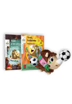 PACK TROTI FUTBOLERO. INCLUYE PELUCHE + TROTI Y LOS PIOJOS-TROTI FUTBOLERO