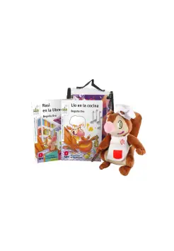 PACK RASI CHEF, INCLUYE PELUCHE Y DOS LIBROS 