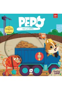 PEPO EN LA OBRA. LIBRO DE CARTON Y SOLAPAS