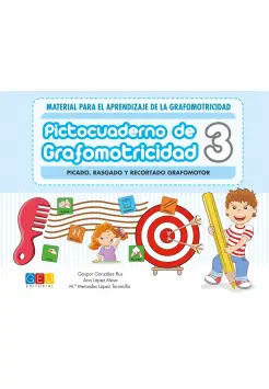 PICTOCUADERNO DE GRAFOMOTRICIDAD 3: PICADO, RASGADO Y RECORTADO