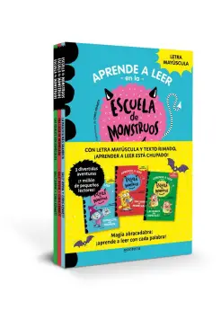 PACK ESCUELA DE MONSTRUOS. CON LETRA EN MAYSCULA