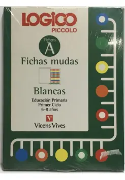 LGICO PICCOLO FICHAS MUDAS BLANCAS FICHERO A