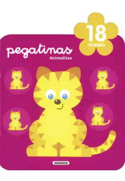 PEGATINAS DE ANIMALITOS 18 MESES GATITO