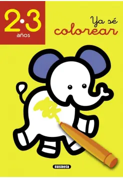 YA S COLOREAR 2-3 AOS, ELEFANTE