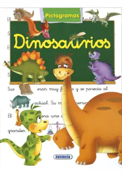 DINOSAURIOS. CUENTO CON PICTOGRAMAS Y LETRA EN CURSIVA