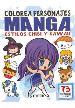 COLOREA PERSONAJES MANGA ESTILOS CHIBI Y KAWAII