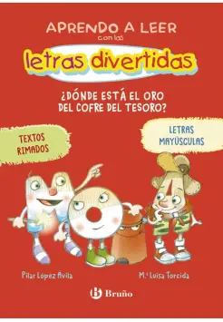 APRENDO A LEER CON LAS LETRAS DIVERTIDAS. DNDE EST EL COFRE DEL TESORO? MAYSCULAS