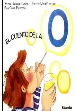 EL CUENTO DE LA O CON LETRA EN CURSIVA.