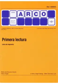 MINI ARCO PRIMERA LECTURA. LETRA DE IMPRENTA