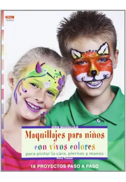 MAQUILLAJES PARA NIOS CON COLORES VIVOS, PARA PINTAR CARA, PIERNAS Y MANOS