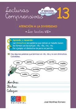 LECTURAS COMPRENSIVAS 13. LEO TEXTOS VII. ATENCIN A LA DIVERSIDAD