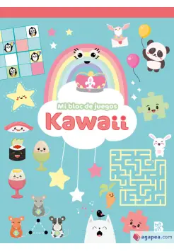 KAWAII MI BLOC DE JUEGOS AZUL