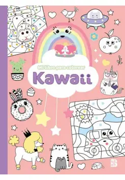 KAWAII MI LIBRO PARA COLOREAR ROSA