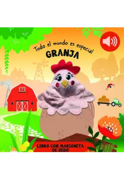  GRANJA. LIBRO CON MARIONETA DE DEDO