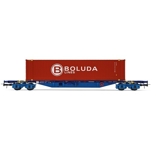 TRANSFESA VAGON PORTA CONTENEDORES BOLUDA HE6045