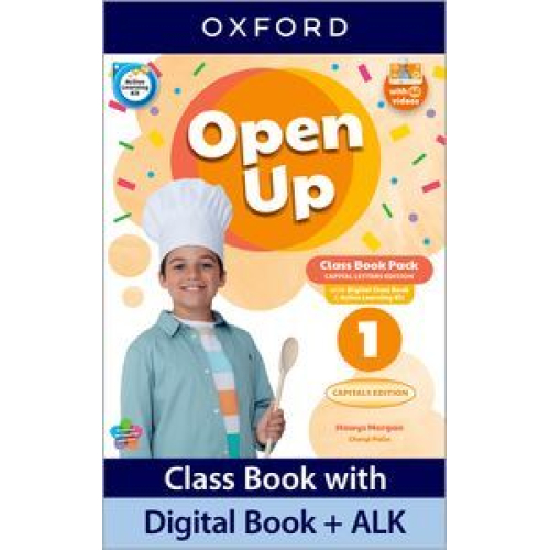 OPEN UP 1. CLASS BOOK PACK. CAPITAL LETTERS