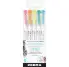 ROTULADOR MILDLINER 5 COLORES PASTEL DOBLE PUNTA PINCEL