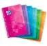 CUADERNO NDICE CUADRO 5 X 5 MM DE PASTA DE PLSTICO EN COLORES SURTIDOS, TAMAO OCTAVO