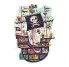 PUZZLE GIGANTE PIRATA 36 PIEZAS