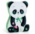 PUZZLE SILUETA PANDA 24 PIEZAS