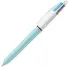 BOLGRAFO BIC CUATRO COLORES FASHION AZUL PASTEL