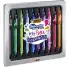 CAJA METLICA BIC, 10 COLORES GELOCITY