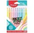 ROTULADORES COLORES PASTEL CON 10 UNIDADES