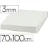 CARTULINA PLUMA 70 X 100 MM COLOR BLANCO.  3 MM Y 5 MM DE GROSOR