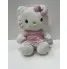 PELUCHE HELLO KITTY CON VESTIDO ROSA DE CUADROS