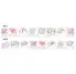 PACK 2 WASHI TAPE DECORADO NMEROS GIRLY