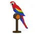 PUZZLE 3D GUACAMAYO ROJO DE 740 PIEZAS