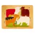 PUZZLE VACAS DE MADERA