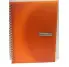 CUADERNO DE ESPIRAL TAMAO CUARTO COLOR NARANJA