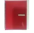 CUADERNO DE ESPIRAL TAMAO CUARTO COLOR ROJO