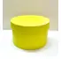 CAJA REDONDA EN COLOR AMARILLO MAIZ 102 X 61 MM