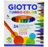 ROTULADORES GIOTTO TURBO COLOR PUNTA FINA, CAJA CON 24 UNIDADES