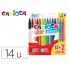 ROTULADORES CARIOCA JOY, CAJA DE 12+2 UNIDADES