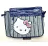 BOLSA BANDOLERA A RAYAS EN AZUL, HELLO KITTY