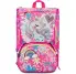 MOCHILA ROSA CON UNICORNIO Y LUZ LED