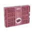 PACK DE 2 CAJAS PLEGABLES Y APILABLES, COLOR ROSA