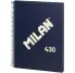 CUADERNO MICROPERFORADO DE CUADROS 5X5 MM SERIE 1918, COLOR AZUL