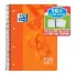 CUADERNO CUADROS 5 MM MICROPERFORADO PASTA DE PLSTICO, TAMAO FOLIO CON ESPIRAL