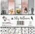 SET DE 6 HOJAS FELIZ HALLOWEEN. PAPEL SCRAPBOOKING 